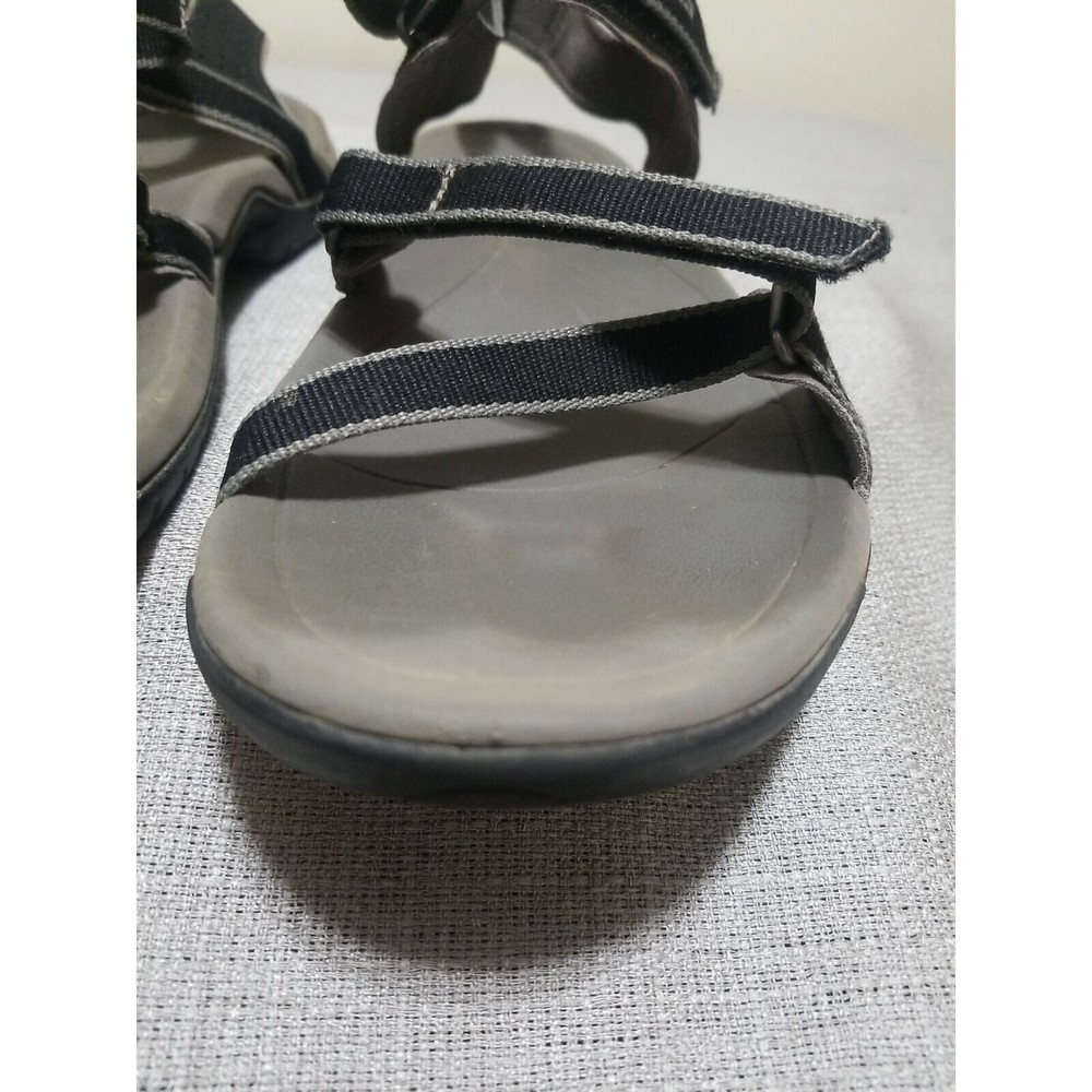 Teva Tirra Sandals Womens Black Grey Adjustable Hook Loop Strappy F27119A Sz 11 - Picture 15 of 16
